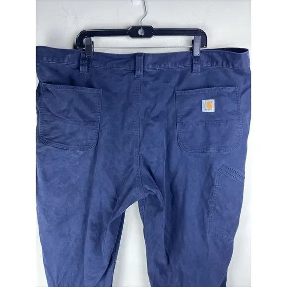 Carhartt Men's 46x30‎ Relaxed Fit Navy Pant *Flaw - Picture 6 of 12